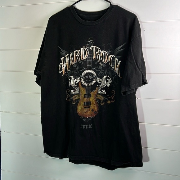 Hard Rock Cafe Other - Mens XL hard rock Tshirt from Rome black   MN64